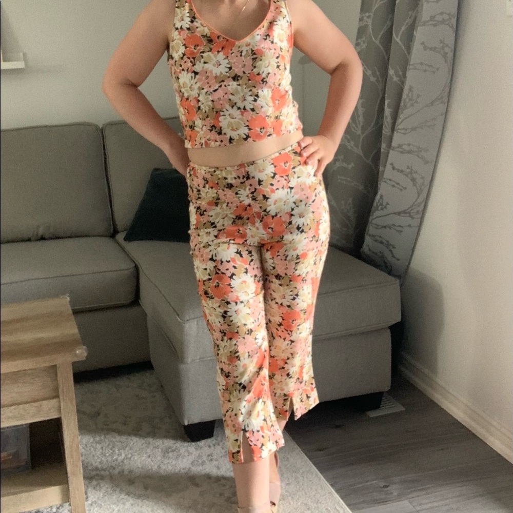 Vintage A-List by Wrapper Two Piece Outfit size Medium